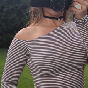 Remera Venecia marrón